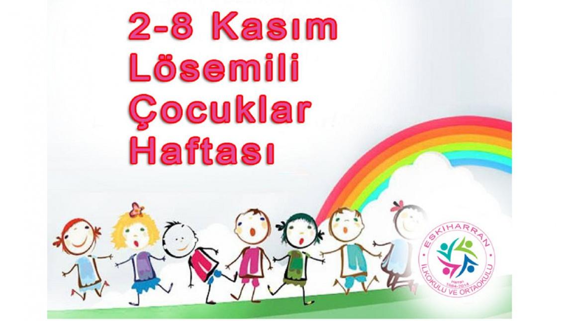 2-8 Kasım Lösemili Çocuklar Haftası